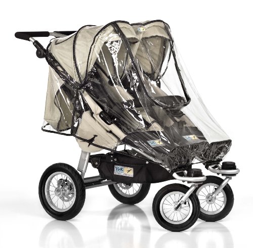 Trends For Kids Double Rain Cover for Twinner Twist Duo, Clear