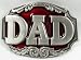 DAD Enamel Pewter Buckle