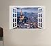 Sweet Jojo Designs Pink, Black and White Paris French Eiffel Tower Wall Hanging Accessories