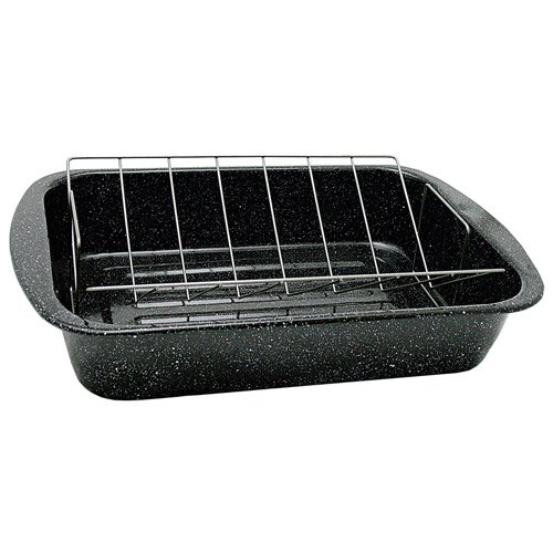 Granite Ware Open Roaster with V-rack 0564-2