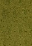 Art Deco Printed Lama Li Paper- Green on Sage 20x30 Inch Sheet