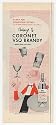 1957 Coronet VSQ Brandy Waiter Paul Rand art Print Ad (18647)