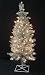 3' Pre-Lit Silver Tinsel Ashley Spruce Artificial Christmas Tree - Clear Lights