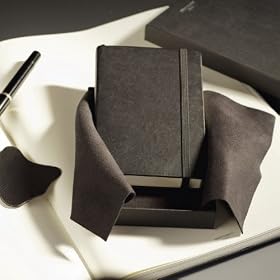 Leuchtturm Carnet en Cuir Pocket (A6) quadrill�, couverture rigide, 185 pages num�rot�es, noir