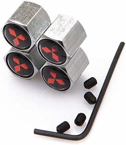 Stunning Quality Black Extra Long Metal Acura Tyre Valve Dust Ca