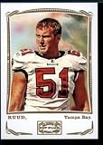 Barrett Ruud - SP - Short Print - Tampa Bay Buccaneers - 2009 Topps Mayo Football Card # 279 / NFL Trading Card in Screwdown Case!