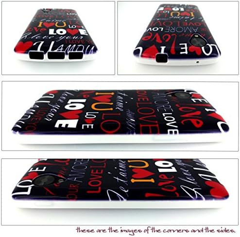Us-Trendsss TPU Soft Cover Printed Case for LG Nexus5 ( Sweet Words )