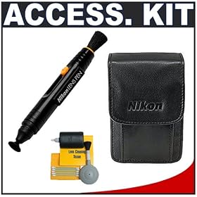 Nikon Coolpix 5617 Leather Case Bag + Nikon Lens Cleaning Pen for L15, L18, P60, S51,... by Nikon