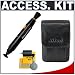 Nikon Coolpix 5617 Leather Case/Bag + Nikon Lens Cleaning Pen for L15, L18, P60, S51, S51c, S210, S520, S550, S560, S60, S600, S610, S610c, S700, S710 Digital Cameras