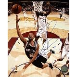 Steiner Sports NBA Tony Parker 2007 Finals Vertical Lay-up Autographed 8-by-10-Inch Photograph