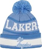 Los Angeles Lakers Youth Blue Jr. New Era The Original II Cuffed Knit Hat