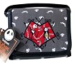 Disney Nightmare Before Christmas Deluxe Wallet - Trifold wallet with detachable wristlet handle