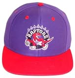 Toronto Raptors Retro Snapback Cap Hat 2 Tone Purple Red