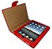 Piel Frama Premium Leather Case with SNAP Closure for the Apple iPad (1st Generation) (Red)