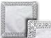 Pretty Cotton Lace Border Handkerchief, Solid White