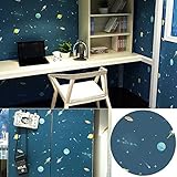LoveFaye 壁紙シール 広大な宇宙 DIY防水 かんたん貼付シールタイプ ウォールステッカー