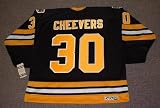 GERRY CHEEVERS Boston Bruins 1978 CCM Vintage Throwback Away Hockey Jersey