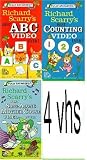 fully animated richard scarry's set 4 vhs:Richard Scarry's Best ABC Video Ever!, Richard Scarry's Best Busy People Video Ever!, Richard Scarry's Best Sing-Along Mother Goose Video Ever!, Richard Scarry's Best Learning Songs Video Ever!,