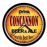 CONCANNON beer and ale cerveza wall clock