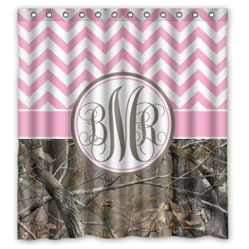 Best Pink Camo Shower Curtains Fabric Realtree Or Personalised On