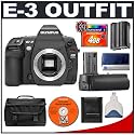 Olympus E-3 Digital SLR Camera with Olympus HLD-4 Power Battery Grip + 4GB CF Card + BLM-1 Battery + Case + Cameta Bonus Accessory Kit
