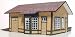 Laser-Art Structures by Branchline Trains #668 HO Laura Station Santa Fe LAURA