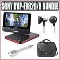 Sony DVP-FX820/R 8-inch Portable DVD Player Red Plus Accessory Outfit - Sony ASONDVPFX820RK1