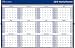 Brownline 2010 Yearly Horizontal/Vertical Wall Planner Laminated, 24 x 36 Inches (C177368)