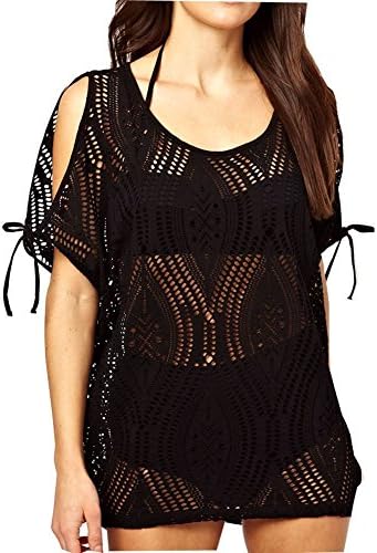 MicaCool Womens Sexy Beige Sleeveless Beach Bikini Swimwear Cover-up