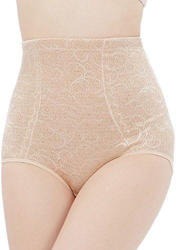 OMENU® Women's Shapewear Triangle Hi-Waist Brief Firm Control(XX-Large-Brown)