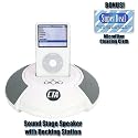 CTA Digital Sound Stage Speaker with Docking Station for Apple iPod touch (2nd Generation) 8GB, 16GB, 32GB, Bonus SUPERDEAL Screen Cleaning Cloth