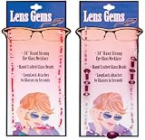 Lens Gems 24" Beaded Eyeglass Necklace Holder