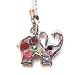 Cell Phone Mobile Camera Charm Strap Colorful Elephant Design