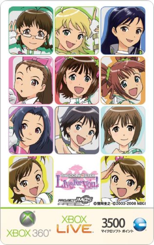 Xbox LIVE 3500 マイクロソフト ポイント カード THE IDOLM@STER 限定バージョン(A)【プリペイドカード】