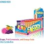 ZipFizz Energy Drink Mix - Grape, Pink Lemonade & Orange Soda - 30 Tubes Combo Pack