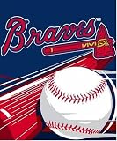MLB Atlanta Braves Big Stick Raschel Throw Blanket