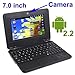 BLACK 7 inch Laptop Netbook WiFi Built-in Camera Flash and TONS of Android Games by WOLVOL