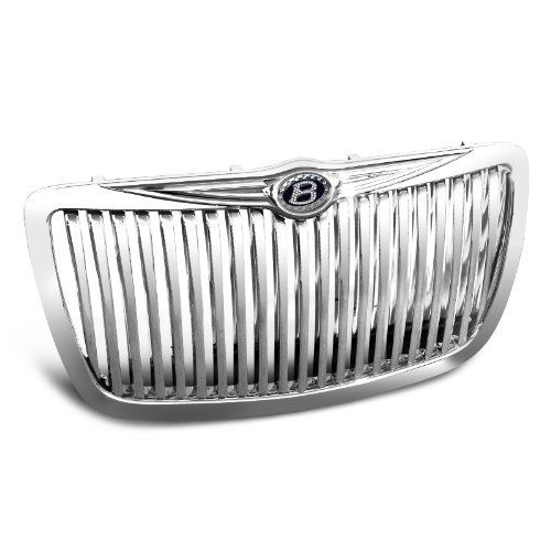 Chrysler 300 300C Chromer Vertical Front Grill, B Bling Decor Emblem On Sale