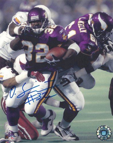 ONTERRIO SMITH,MINNESOTA VIKING,OREGON DUCKS,WHIZZINATOR,SIGNED,AUTOGRAPHED,8X10 PHOTO,COA, RARE HARD PHOTO TO FIND