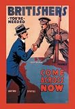 Britishers: You're Needed: Come Across Now 28x42 Giclee on Canvas