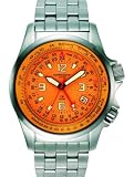 Torgoen - T6 01 05 B01 - Montre d'aviateur Homme - Quartz chronographe - Bracelet acier