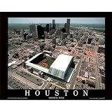 Professionally Framed Mike Smith Houston Astros Minute Maid Park Sports Poster Print - 22x28 with RichAndFramous Black Wood Frame