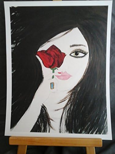 Signed LIMITED EDITION PRINTS. 15.5x12. Print from My Original Painting Eva. Done by Jodilynpaintings. Done on beautiful uncoated paperstock.