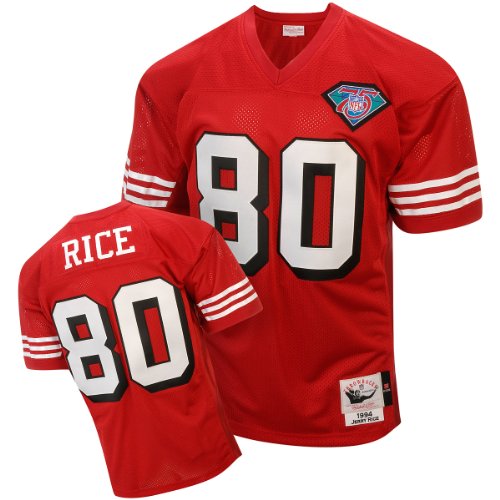 Mitchell & Ness San Francisco 49ers 1994 Jerry Rice Authentic Throwback Jersey Size 64