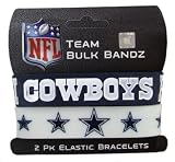 Dallas Cowboys Large Bulk Bandz Band Bracelet 2PK