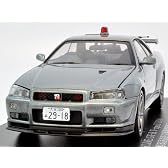 1/43 NISSAN SKYLINE GT-R V-sp.II R34 PATROL CAR 2002 埼玉県警察高速道路交通警察隊車両