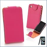 Review the-appleman HPLC008 / Hot Pink quality leather flip case for Apple iPhone 3G