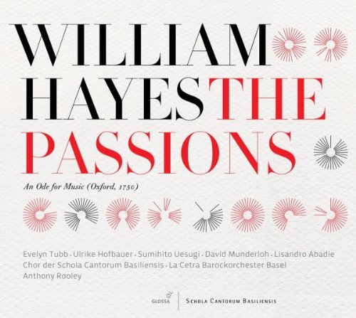 Produkt-Bild: Hayes: The Passions - An Ode for Music (Oxford, 1750)