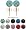 Crystal Stud Earrings by GlitZ JewelZ © - 5/16' (8MM) - Silver 18K Gold plated, looks like real Gold - made with over 100 crystals - bling bling!! Comes packed in a lovely velvet pouch - Choose the colour & size from the menu below
