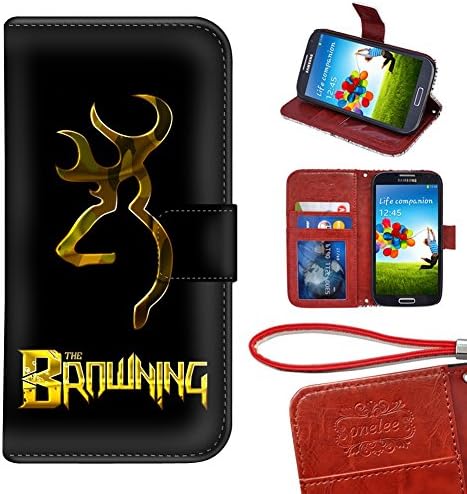 Samsung Galaxy A5 Case,Card Slots PU Leather Browning logo Samsung Galaxy A5 Wallet case